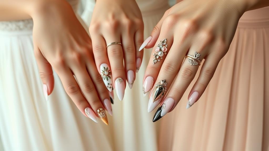 bridesmaid nail trends 2025