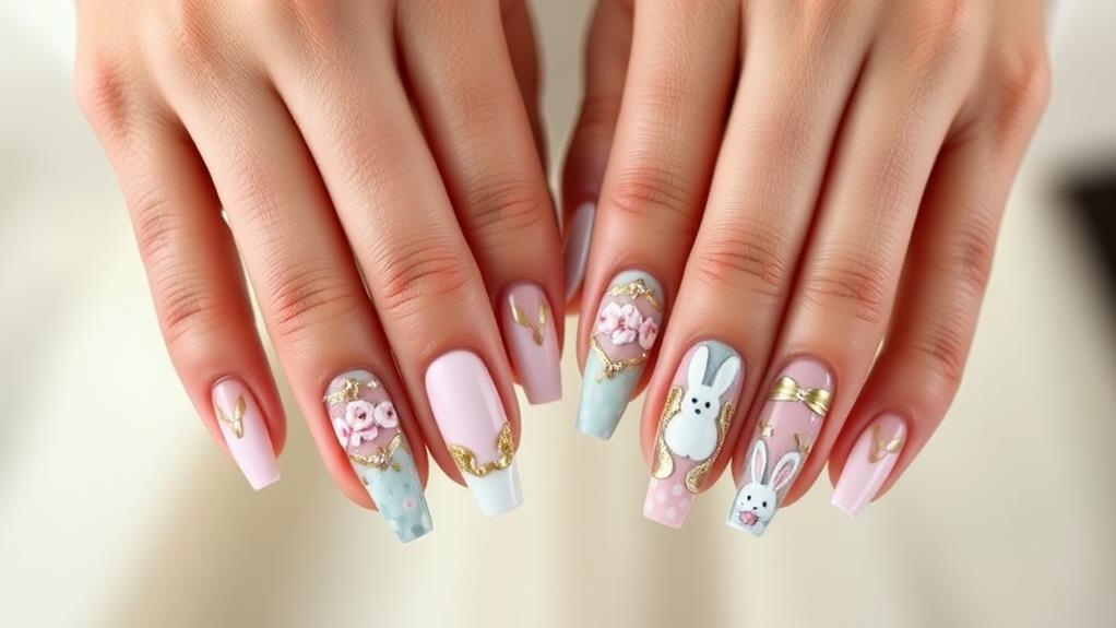 creative easter nail designs