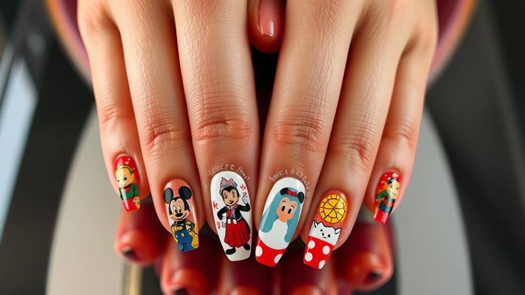 disney inspired nail art trends