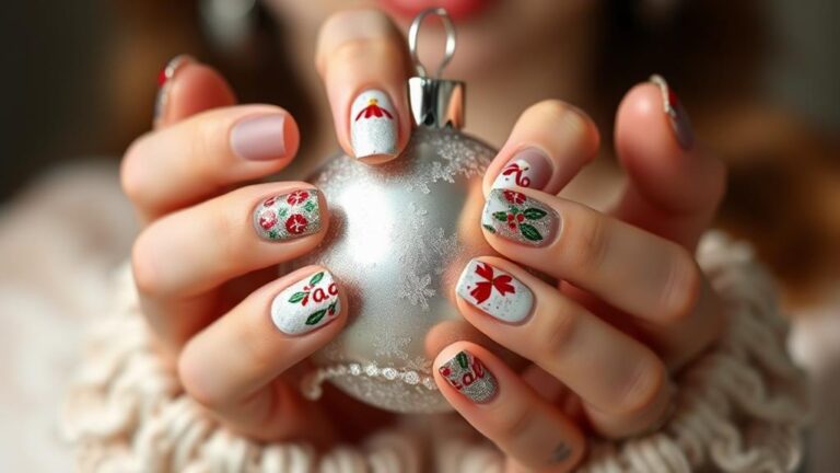 festive christmas nail designs