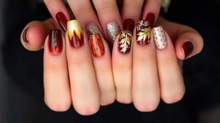 trendy fall nail designs 2025