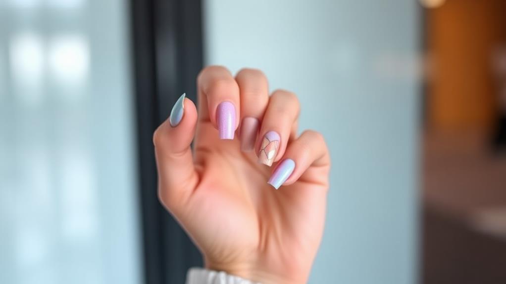 trendy short nail designs